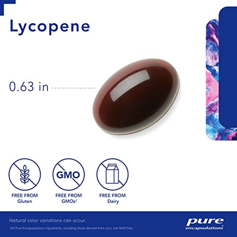 Lycopene 20 mg | Suporte Celular e Macular | 60 Cápsulas Softgel - Pure Encapsulations