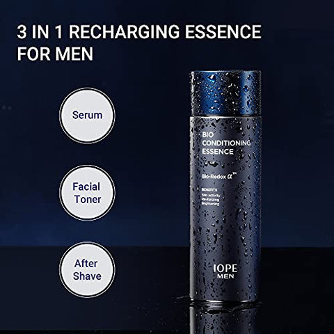 Emulsão Anti-Envelhecimento para Homens – Creme Revitalizante Anti-Envelhecimento para Homens – Creme Facial Anti-Rugas com Adenosina Loção 4.05 Fl Oz (120 ml) Dia e Noite por Amorepacific - IOPE