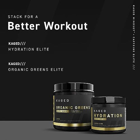 Nootrópico Kaged | Mindset Elite | Suplemento para Foco e Produtividade | Cafeína Orgânica | Suporta Memória de Trabalho, Foco, Energia e Humor* | Strawberry Lemonade – 30 Porções
