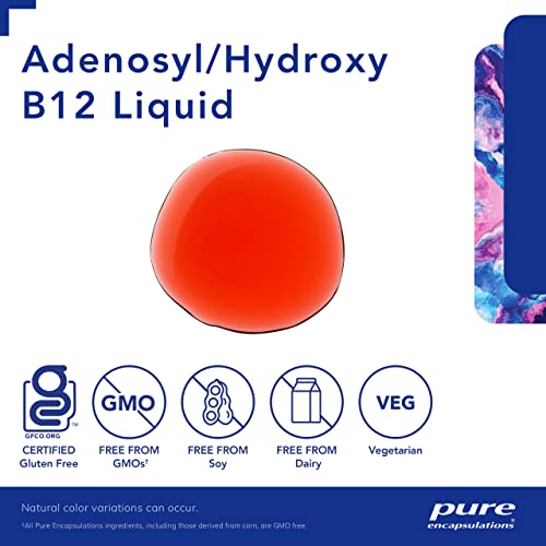 Adenosyl/Hydroxy B12 Líquido 30 mL – Suporta o Metabolismo Energético - Pure Encapsulations