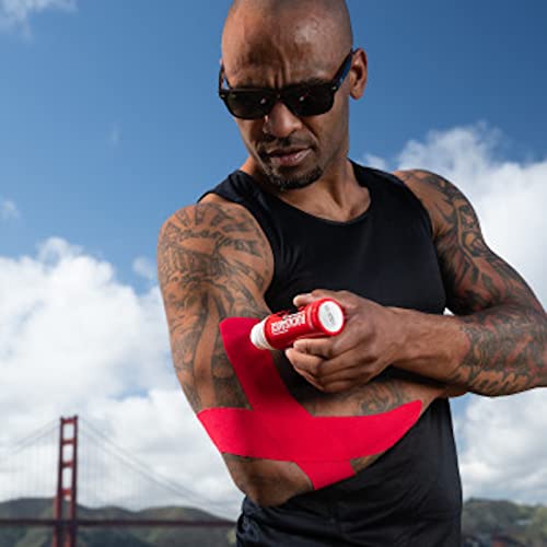 1 RockSauce Fire Alívio da Dor em Roll On Aquecido, Vermelho, 3 oz US – Marca RockTape - RockTape