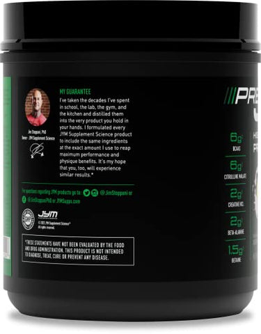 JYM Supplement Science - PRE JYM 30 Porções – Limonada Rosa | Energético Pré-Treino | Fórmula Avançada | 300g