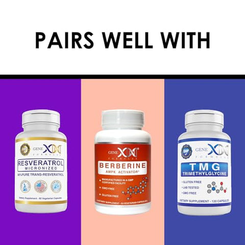 Genex Formulas - GENEX 250mg NMNH (60 Cápsulas – 30 Porções) | Uthpeak™ NMNH (Dihidronicotinamida Mononucleotídeo) Precursor de NAD para Envelhecimento Saudável – Sem OGM, Sem Glúten, Vegetariano