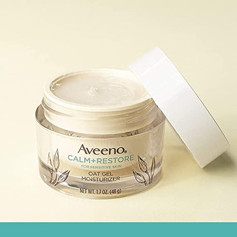 Heywood - Aveeno Calm Restore Gel Hidratante Facial com Aveia, Pele Sensível, 50ml – Hipoalergênico, Sem Fragrância
