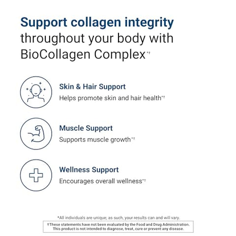 Bio Collagen Complex – Colágeno Vegetal com Biotina Altamente Absorvível para Apoiar a Pele Jovem, Saúde Capilar e Força Muscular – Fórmula Vegana com Lustriva - ACTIVATEDYOU