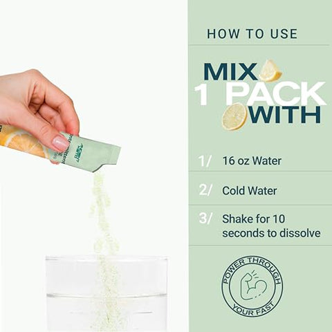 Ancient Keto - Pó de Eletrólitos para Jejum Intermitente | Keto Sem Açúcar | Cognição Aprimorada, Energia Sustentada, Hidratação Máxima | 10 Pacotes