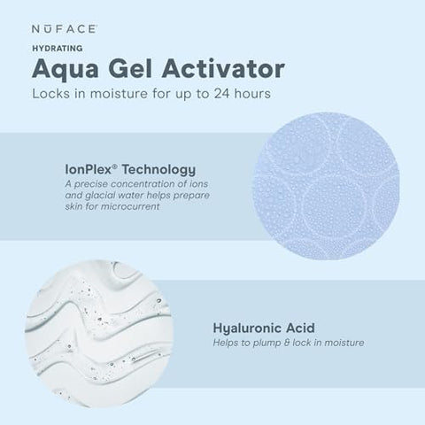 Gel Ativador Aqua – Gel Condutor de Microcorrente | 50g - NuFACE