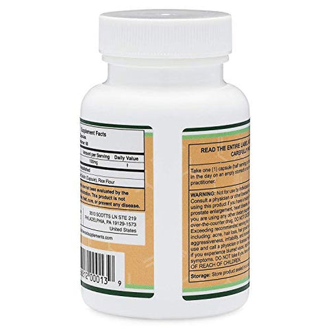 Double Wood Supplements - Pregnenolona 100mg por Porção (Convertida em Progesterona para Aumentar os Níveis de Progesterona) – Testada por Terceiros – 120 Cápsulas (50mg por Cápsula) Não-OGM por Double Wood