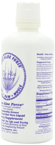 Herbal Answers - Aloe Force – Suplemento Alimentar de Aloe Vera Puro, 946ml (32oz)