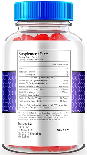 NutraRize - Celsium Keto ACV Gummies – Fórmula Avançada, Max Potência, 1000MG Vinagre de Maçã, Keto Plus – Oficial