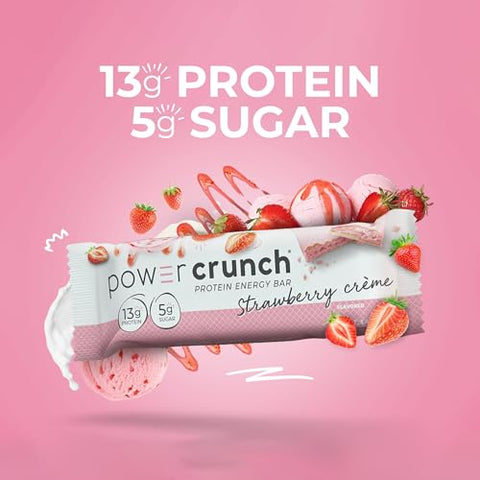 Barras de Wafer de Proteína e Barras de Proteína Power Crunch KIDS, Pacote Variado, (15 Unidades) Snacks de Alta Proteína com Sabor Delicioso - Power Crunch