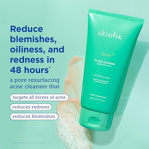 Acne BHA Cleanser: Limpeza Profunda dos Poros em Vários Níveis  Skinfix - Skinfix