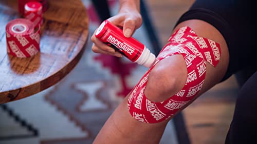 1 RockSauce Fire Alívio da Dor em Roll On Aquecido, Vermelho, 3 oz US – Marca RockTape - RockTape