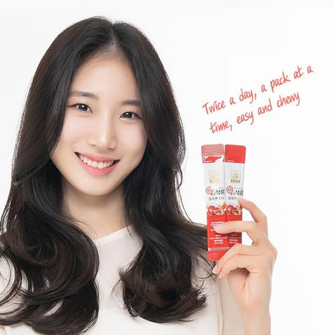 Geumsan – Stick de Colágeno de Romã para Mulheres da Beleza Coreana 30 Unidades (5 Pacotes) – 150g - Baekje