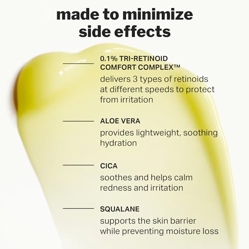 Gel Retinol Iniciante 0,1%, Melhore a Aparência de Linhas Finas e Textura Desigual sem Irritação, Aloe e Cica para Prevenir Ressecamento, 30 ml - Cocokind