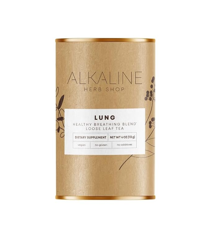 Alkaline Herb - Chá de Pulmão (Happy Lung Tea) – Fortaleça seus pulmões naturalmente | 100g