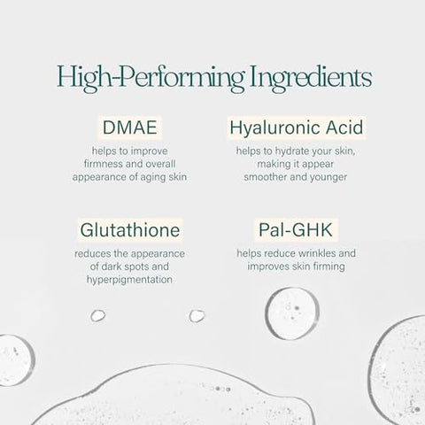 Soro Instantâneo Babyface – Extra Forte 8% DMAE para Máximo Firmamento, Refinamento de Poros, Firmeza Facial, Anti-Envelhecimento. Levanta, Suaviza, Renova Pele Opaca (1.3 ml)