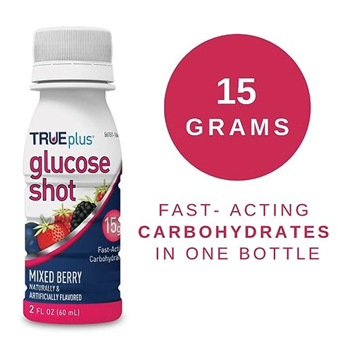 Shots de Glicose 6 frascos – Frutas Vermelhas Misturadas - TRUEplus