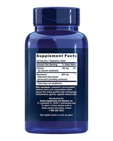 Dopa-Mind™: Suplemento de Suporte à Dopamina, Melhora o Desempenho Cognitivo, Produção Saudável de Dopamina, Sem Glúten, Não-OGM, Vegetariano, 60 Comprimidos - Life Extension