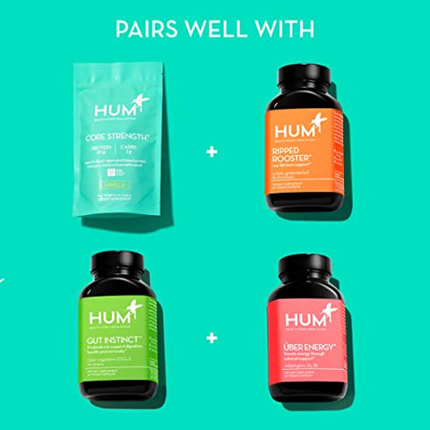 Core Strength – Proteína em Pó de Baunilha para Fortalecimento do Core – Vegana e Amiga da Digestão – 15 Porções - HUM