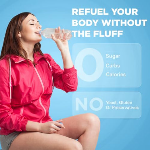 Original – Pacotes de Pó de Eletrólitos | Pacotes de Eletrólitos Amigáveis ao Keto | Pacotes Individuais Variados | Mistura para Bebida Energética | Zero Calorias Zero Carboidratos (Original) - Keto Vitals