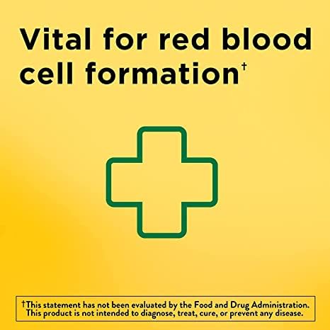 Textila - Nature Made Ferro 65 mg (325 mg Sulfato Ferroso) Comprimidos, Suplemento para Suporte de Células Vermelhas do Sangue, 365 Comprimidos, Kit de 365 Dias com Organizador Semanal de Pílulas