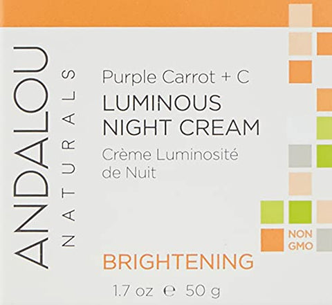 Andalou Naturals - Andalou Natural Creme Noturno Luminoso de Cenoura Roxa C Plus, 50g