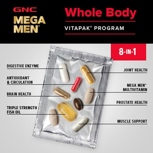 Mega Men Vitapak Program | Completo para o Corpo | 30 Cápsulas - GNC