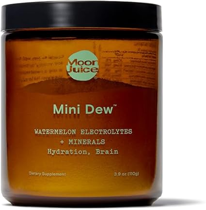 Pó de Eletrólitos Mini Dew – Melancia, 30 Porções – 2 em 1 Eletrólitos - Moon Juice