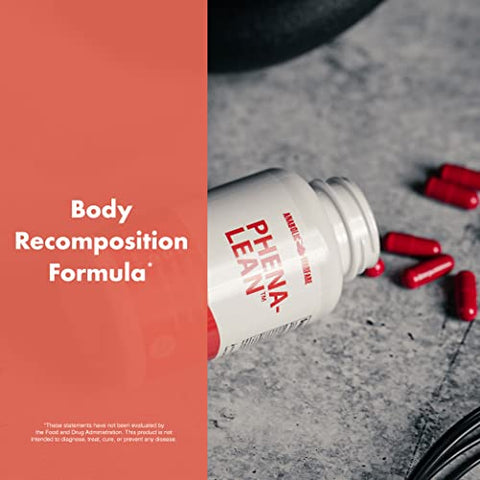 Phena-Lean – Suplemento Termogênico para Composição Corporal – Estimule sua Energia, Aumente o Foco – 60 Cápsulas - Anabolic Warfare