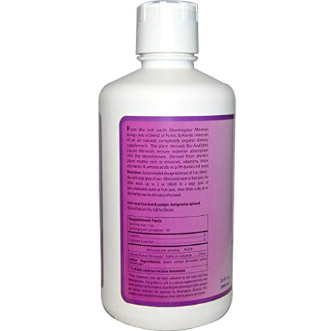 Morningstar Minerals Inner Vitality – Minerais Fulvicos/Humicos, 32 oz (946 ml) – Energia e Vitalidade para o seu dia