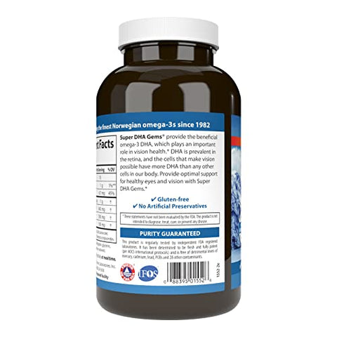 Labs – Super DHA 500 mg – 180 Softgels | Ômega-3 de alta potência | Saúde cerebral e cardiovascular - Carlson