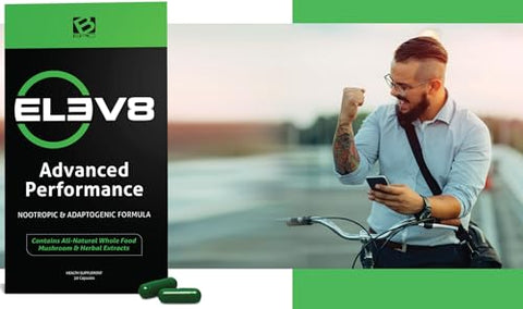 BEPIC - ELEV8 – Suplemento Avançado de Desempenho | 30 Dias de Fornecimento (30 Cápsulas) | Desvende Segredos Medicinais Antigos para Saúde e Funcionamento Ótimos | Embalagem Pode Variar