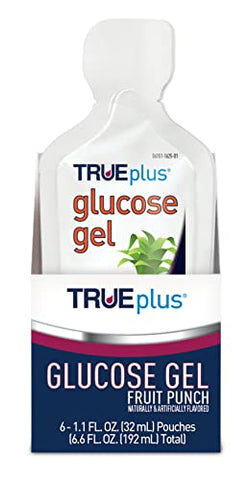 Gel de Glicose, Sabor Ponche de Frutas – Sachê de Gel – Pacote com 6 – 30g cada - TRUEplus