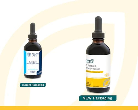 Gotas Líquidas de Vitamina B12 5mg – Melhore o seu Humor - Klaire Labs