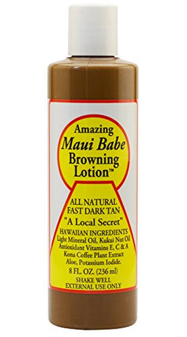 Loção Bronzeadora 8oz (Pacote com 4) - Maui Babe