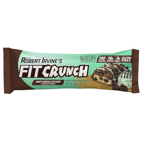 Generic - Barras de Proteína Tamanho Lanche, Única Barra Assada de 6 Camadas, 3g de Açúcar