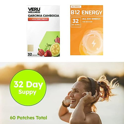 Veru Wellness - Garcinia Cambogia Patch Herbal – Natural Patch (64 Unidades) | Emagreça com Saúde