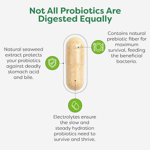 Total Care Pre Pro Postbiotic – 20 Bilhões CFU, 60 Cápsulas Veganas (Embalagem de 1) - Probulin