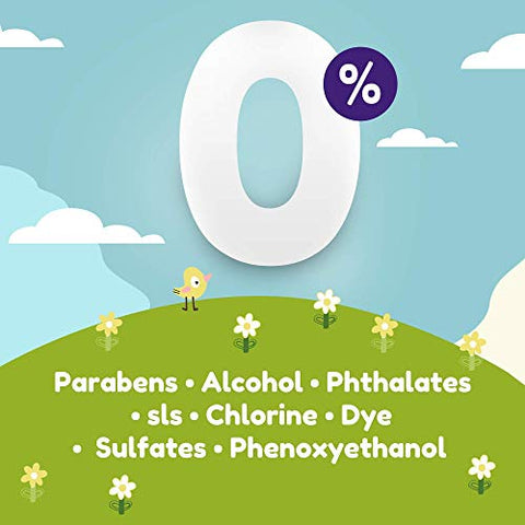 Yugi Baby Green - Fraldas Descartáveis Biodegradáveis Perfume Natural – Pacote (6 Pacotes de 72) 432 – 99%% Água Pura Livre de Plástico Toalhas Umedecidas para Bebês Recém-Nascidos