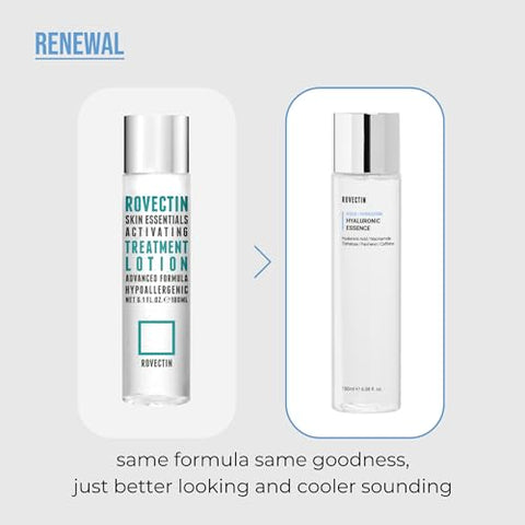 Aqua Hyaluronic Essence – Loção Ativadora (Tratamento Facial) – Tônico Facial de Ácido Hialurônico em 7 Camadas com Niacinamida – 7g - ROVECTIN