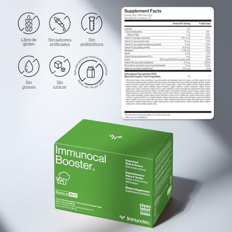 Booster® – Suplemento com mais de 50 Frutas – Marca Líder em Saúde e Nutrição - Immunocal