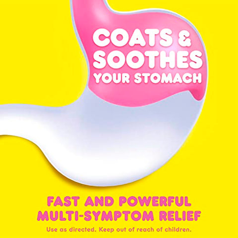 Chews – Alívio Digestivo Rápido e Eficaz para Náuseas, Azia, Indigestão, Má Digestão, Diarreia – 24 Comprimidos Mastigáveis x 3, Total de 72 - Pepto Bismol