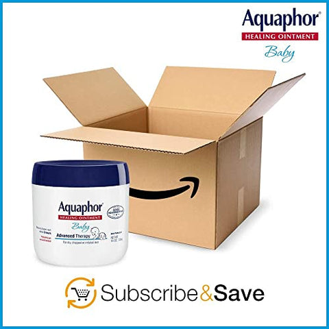Pomada Cicatrizante Avançada para Pele Ressecada, Irritada e Assaduras de Bebê, 14g - Aquaphor