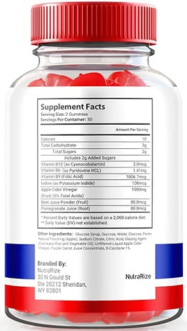NutraRize - (2 Pacotes) Liberty Bites Gomas Keto ACV, Suplemento Keto ACV 100% Natural, Vinagre de Maçã 1000MG com Vitaminas B, Fórmula Keto ACV em Gomas, Avaliações Oficiais LibertyBites