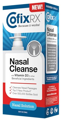 CofixRX Spray Nasal Antiviral e Estimulante Imunológico, 10ml, Iodo Povidona Prevenção de Alergia Sinusal - Maxim Eye