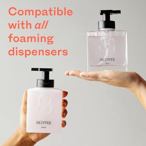 Recargas de Tabletes de Sabonete Líquido Espumante Tirtyl Skipper – Embalagem Compostável – Pack com 24 – 192 ml total (24x 8 ml) – Fragrâncias Variadas – Rebranding