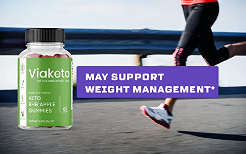 Via Keto Gomas de Maçã com Vinagre de Maçã, 120 Unidades – Emagreça com Saúde! - Zonata