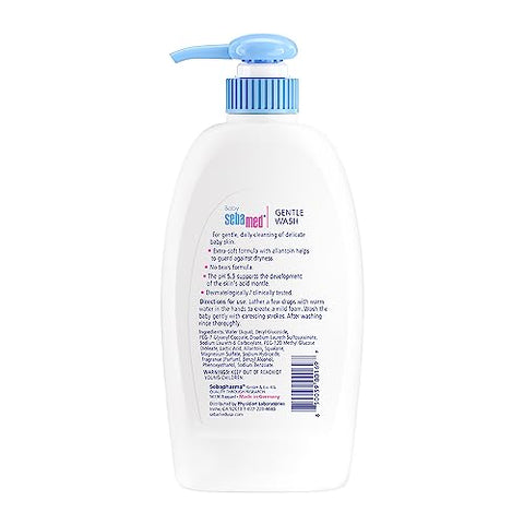 SEBAMED - Sebamed Baby Gentle Wash Extra Suave para Pele Delicada (400ml) – Higiene e Cuidados para Bebês