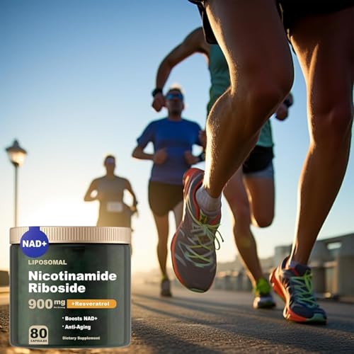 TAFUTY - NAD Liposomal Nicotinamide Riboside Resveratrol Quercetin 900mg – Energia, Foco, Anti-Envelhecimento | Alta Pureza | Marca em Destaque